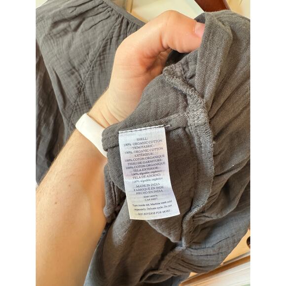 FAHERTY NWOT Dream Organic Cotton Sirene Gauze Midi Dress Size Medium $218 MSRP - Picture 8 of 9